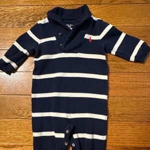 Ralph Lauren Cowl Neck Onesie